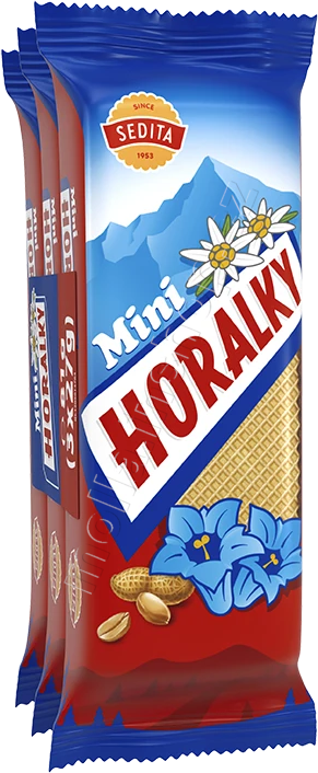 Horalky Mini arašídové 3x27g/30ks Sedita