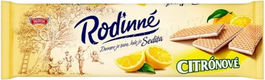 Rodinné Citronové 130g/18ks  Sedita