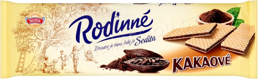 Rodinné Kakaové 130g/18ks  Sedita