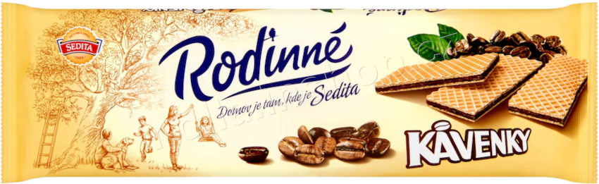 Rodinné Kávěnky 130g/18ks  Sedita