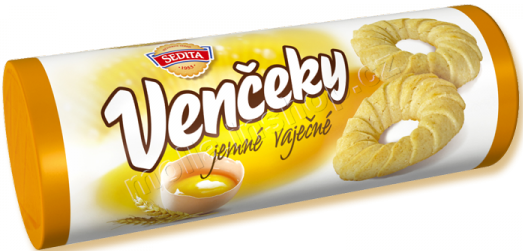 Věnečky vanilkové 100g/18ks  SEDITA