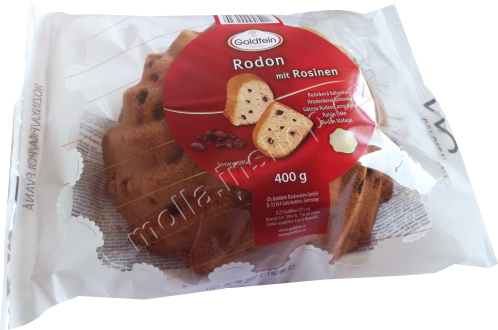 Bábovka rozinková 400g/6ks  Goldfein