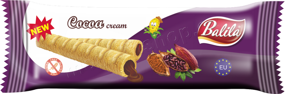 Balila kakao 18g/48ks kukuřičné trubičky