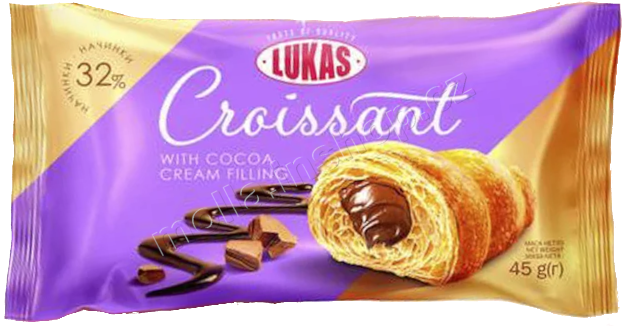 Croissant kakao 45g/24ks Lukas