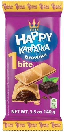 Happy Karpatka brownie 140g/12ks