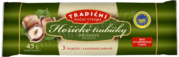 HT Oříškové 42g/45ks STRIX Hořické trubičky
