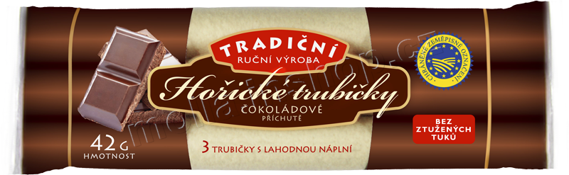 HT Čokoládové 42g/45ks STRIX Hořické trubičky