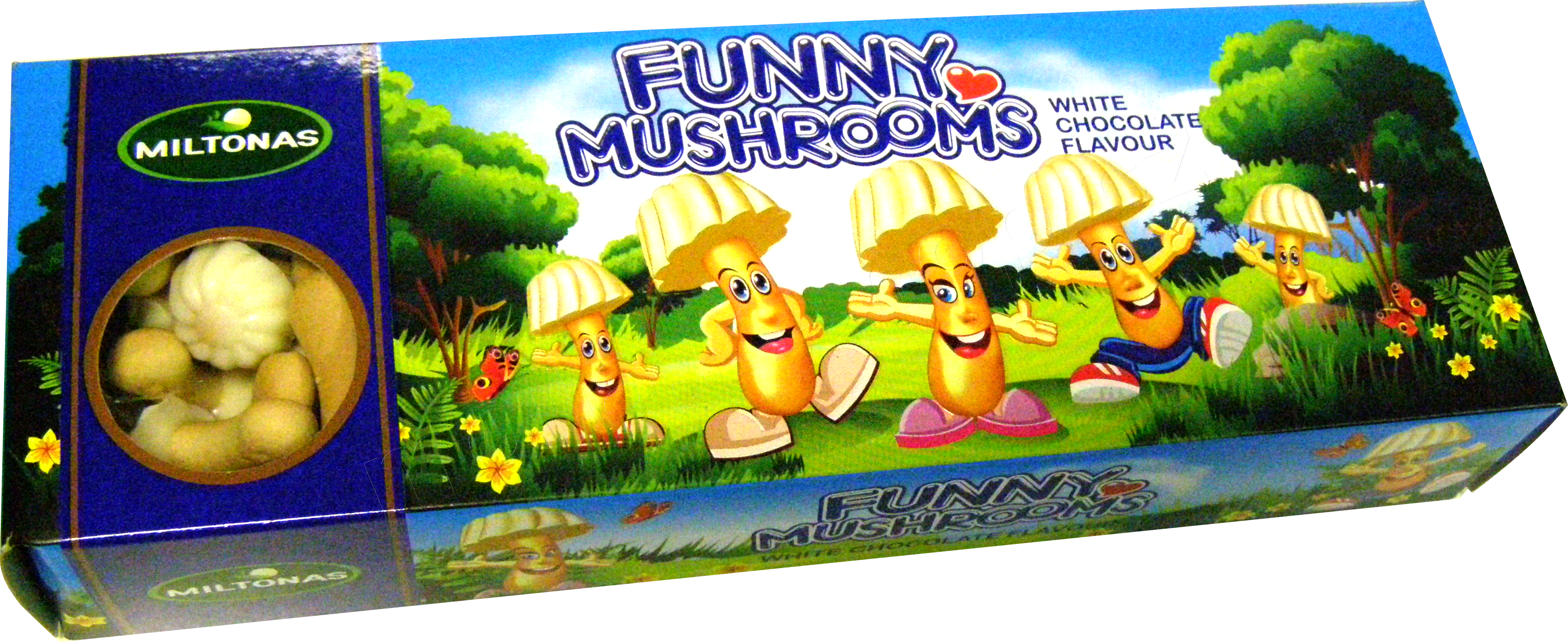 Hříbečky z bílé čokolády a sušenky 170g/25ks