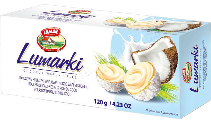 Lumarki Kokos 120g/14ks  krabička