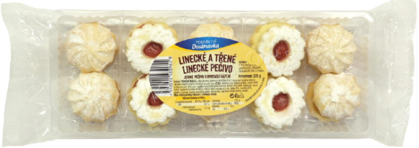 Linecké pečivo MIX 225g/24ks Doubravka