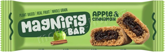 Magnifig bar Jablko-skořice 50g/12ks trvanlivé pečivo  fíková náplň s příchutí