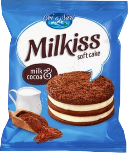 Milkiss kakaový Medový dortík 42g/18ks modrý