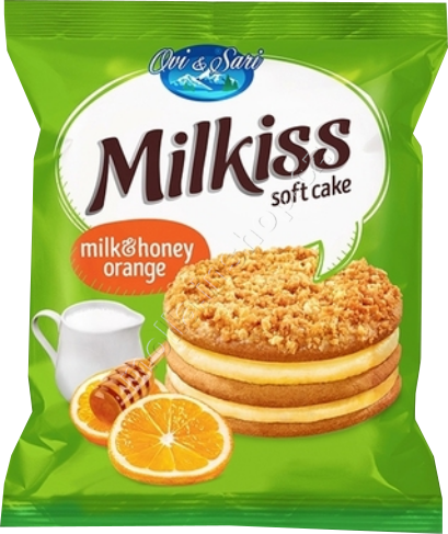 Milkiss pomerančový Medový dortík 42g/18ks zelený