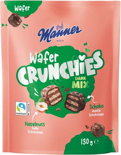Manner Crunchies Dark mix 130g/12ks