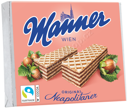 Manner oplatky oříškové 75g/12ks  original  Neapolitaner