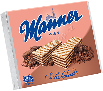 Manner oplatky Čokoládové 75g/12ks