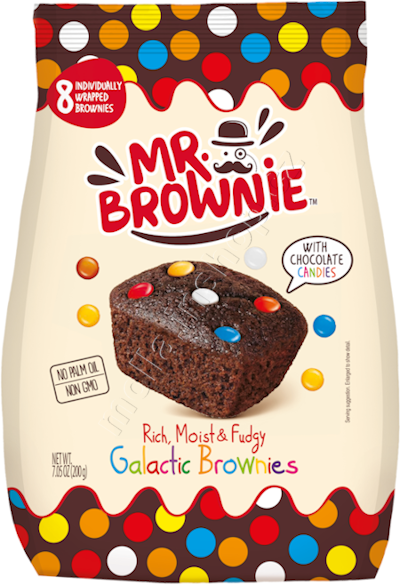 Mr.Brownie lentilky 200g/12ks sáček