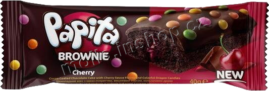 Papita Brownie Cherry 40g/24ks