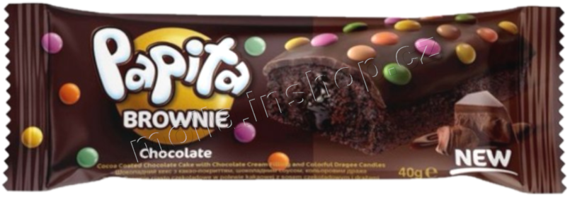 Papita Brownie Chocolate 40g/24ks