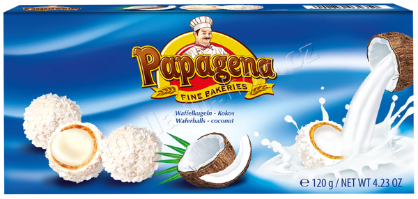 Papagena kokos 120g/18ks  kuličky