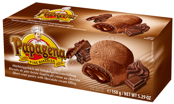 Papagena plněná čokoládová 150g/18ks