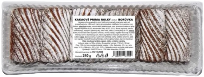 PR Kakao cukr borůvka 240g/20ks Prima rolky
