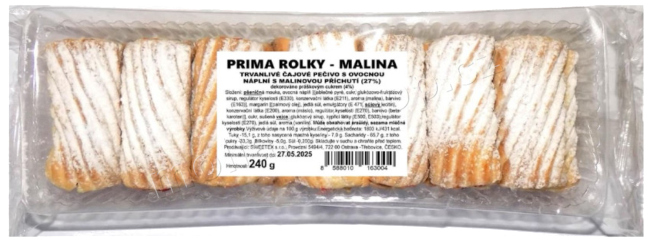 Prima rolky malina 240g/20ks