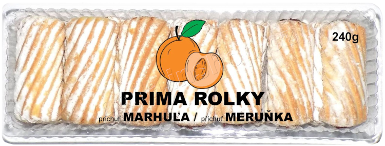 Prima rolky meruňka 240g/20ks