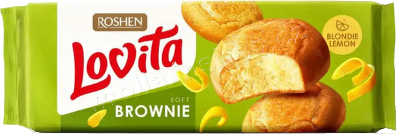 Roshen Lovita Lemon 152g/21ks Blondie Brownie