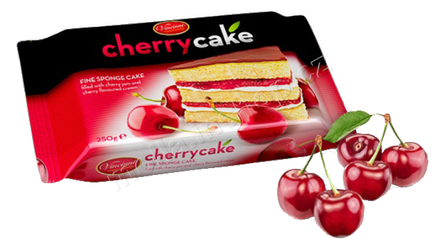 Vincini - cake cherry 250g/14ks