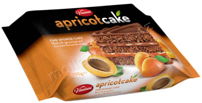 Vincini - cake apricot  250g/14ks