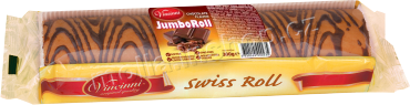 Vincini - roláda čokoládová  300g/10ks Jumbo roll