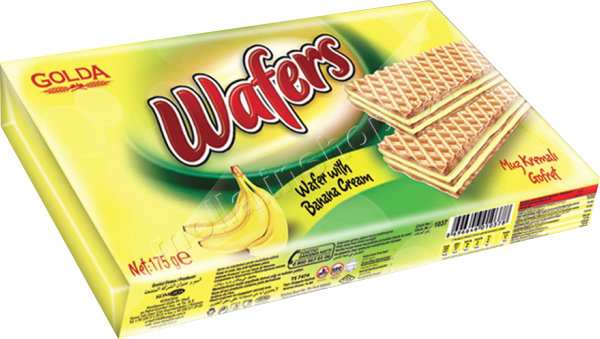 Wafers banán 175g/20ks Golda