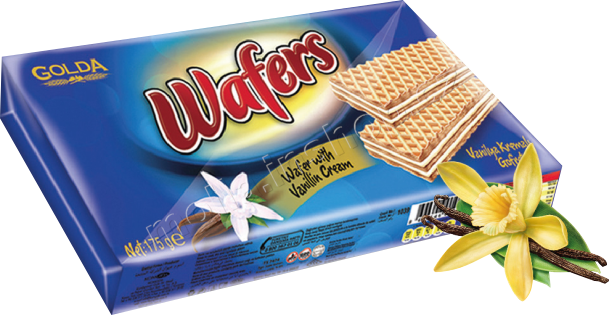 Wafers vanilka 175g/20ks Golda 