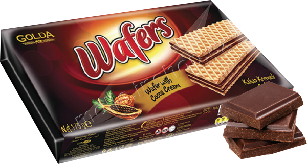 Wafers kakao 175g/20ks Golda 
