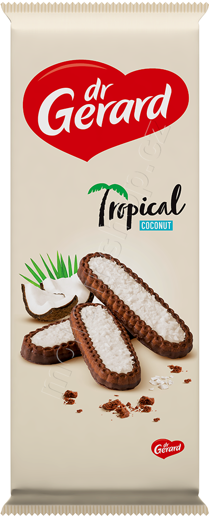 Gerard-Tropical coconut 180g/14ks Koko 