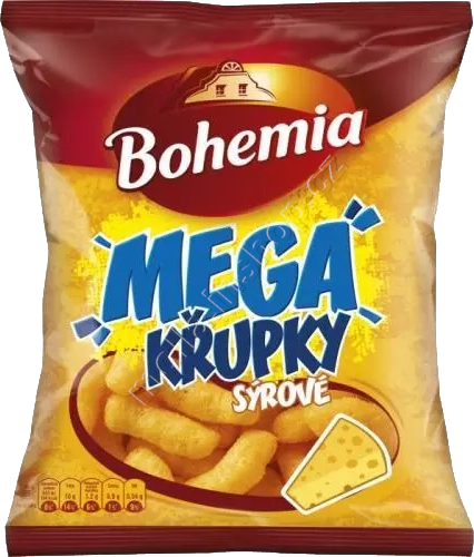 Křupky sýrové MEGA 150g/15ks Bohemia