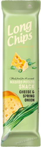 Long Chips Sýr jarní cibulka 75g/20ks  Bramborový snack