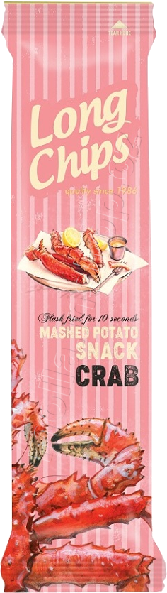 Long Chips Krab 75g/20ks  Bramborový snack