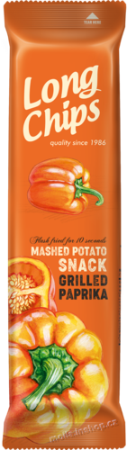 Long Chips Gril.paprika 75g/20ks  Bramborový snack
