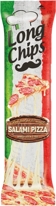 Long Chips Salami Pizza 75g/20ks  Bramborový snack