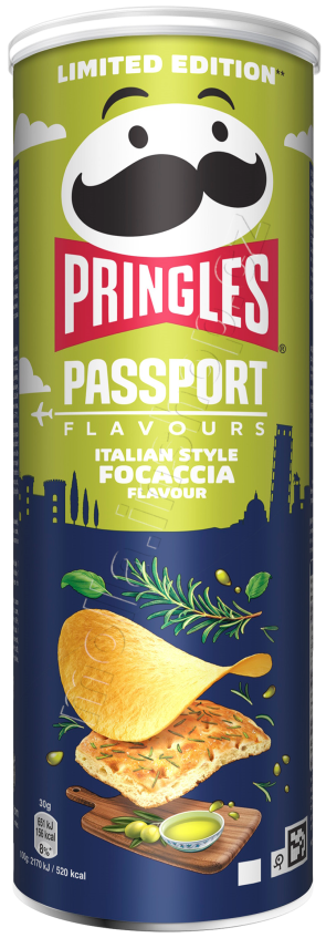 X- Pringles Italian Focaccia 165g/19ks  11/2025