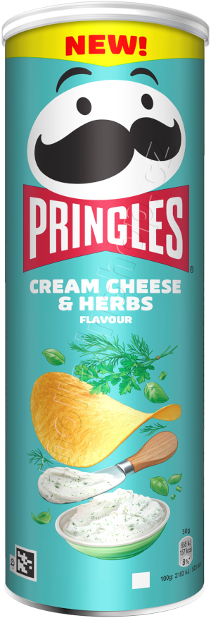 X- Pringles Creame Cheese and Herbs165g/19ks  02/2026