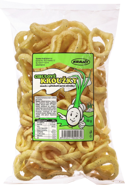 Cibulové kroužky jarní cib. 45g/18ks Krajči