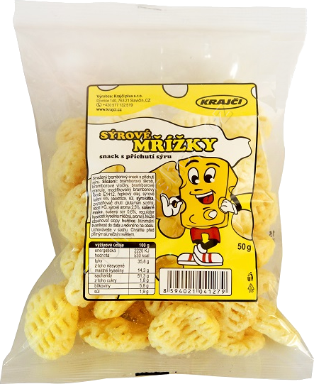 Mřížky sýrové  50g/22ks   Krajči  