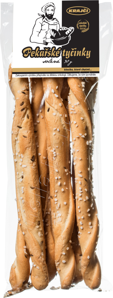 Pekařské solené tyčinky 90g/16ks Krajči Cyrilovy