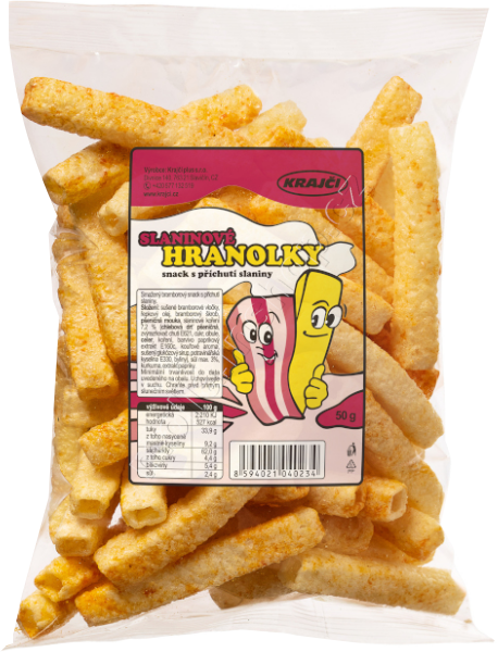Hranolky slaninové 50g/22ks   Krajči  