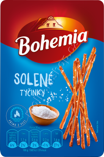 Boh. Slané tyčinky 80g/40ks Bohemia