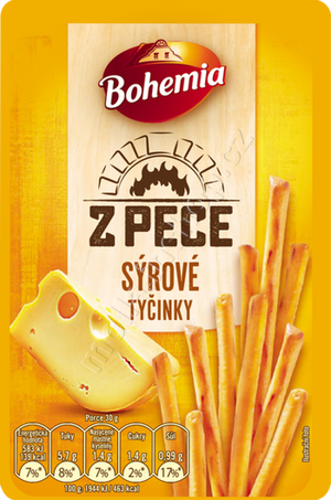 Boh. Sýrové tyčinky 85g/30ks Bohemia