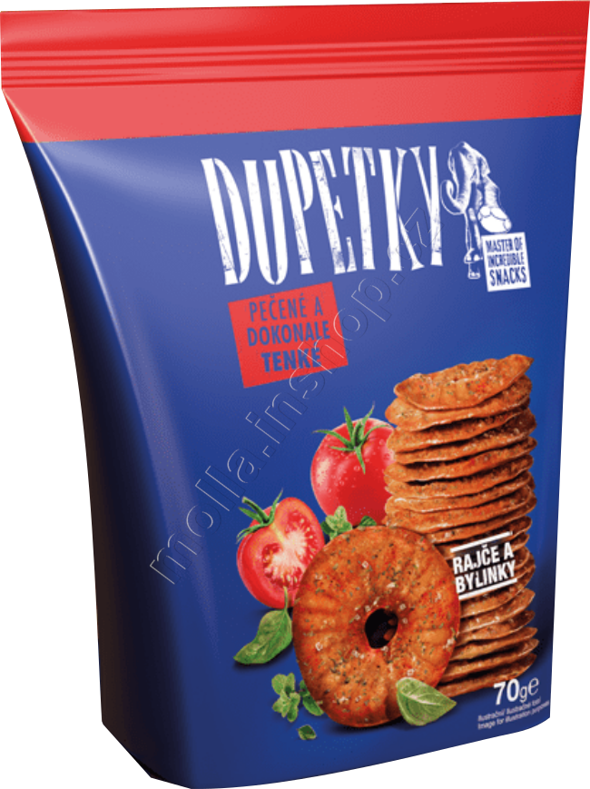 Dupetky rajče-bylinky 70g/21ks